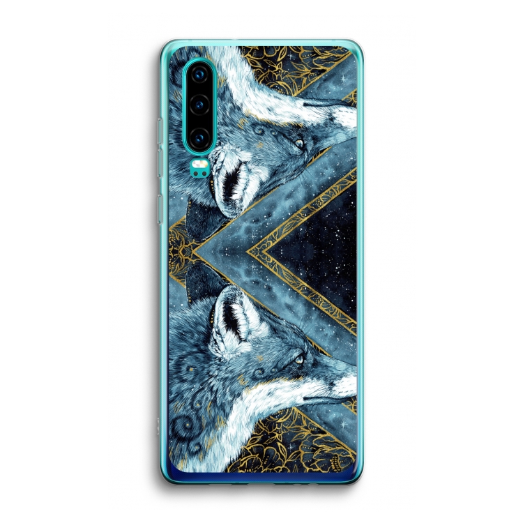 Golden Fox: Huawei P30 Transparant Hoesje