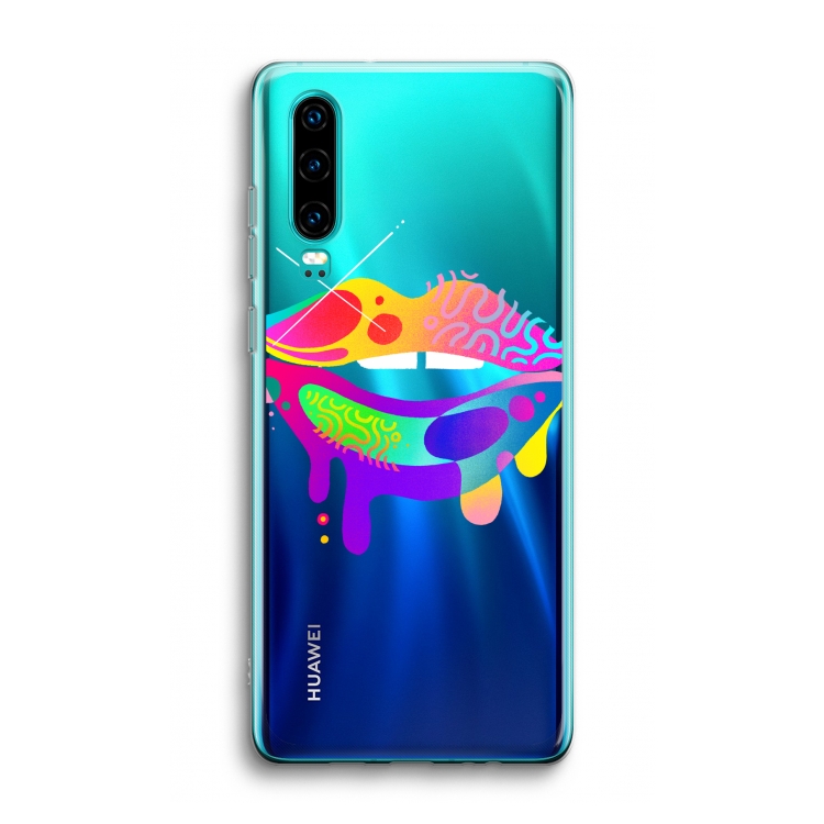 Lip Palette: Huawei P30 Transparant Hoesje