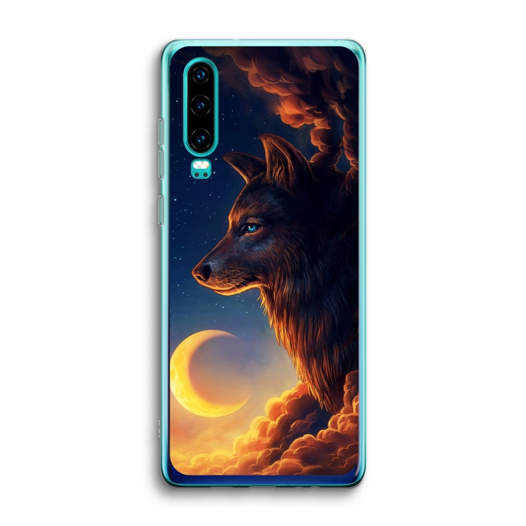 Night Guardian: Huawei P30 Transparant Hoesje