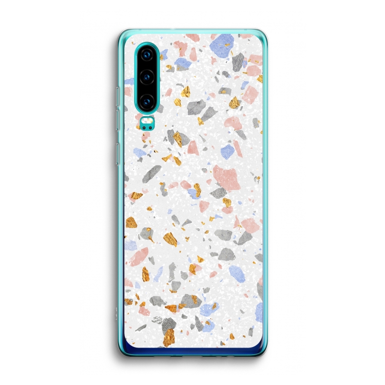 Terrazzo N°8: Huawei P30 Transparant Hoesje