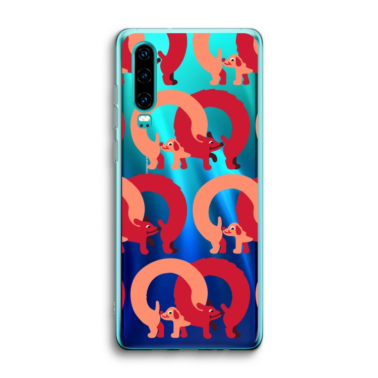 Dogs: Huawei P30 Transparant Hoesje