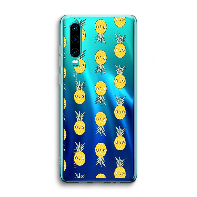 Ananas: Huawei P30 Transparant Hoesje