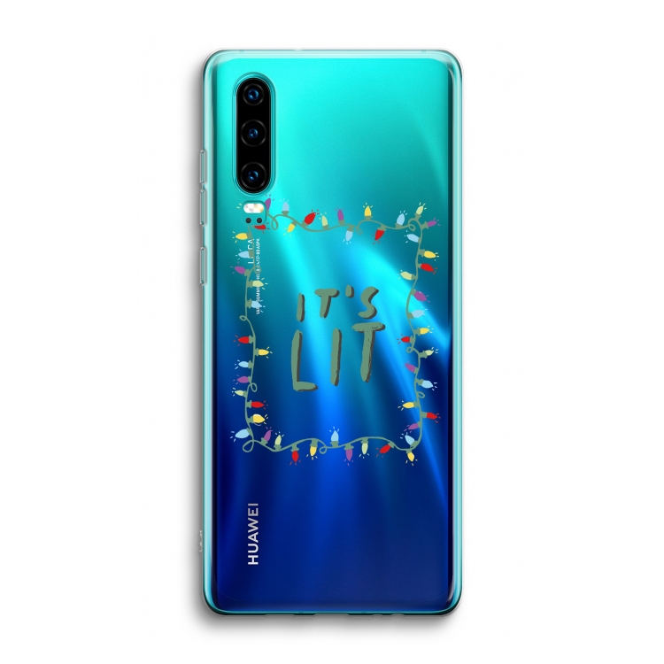 It's Lit: Huawei P30 Transparant Hoesje
