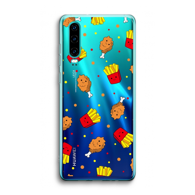 Chicken 'n Fries: Huawei P30 Transparant Hoesje
