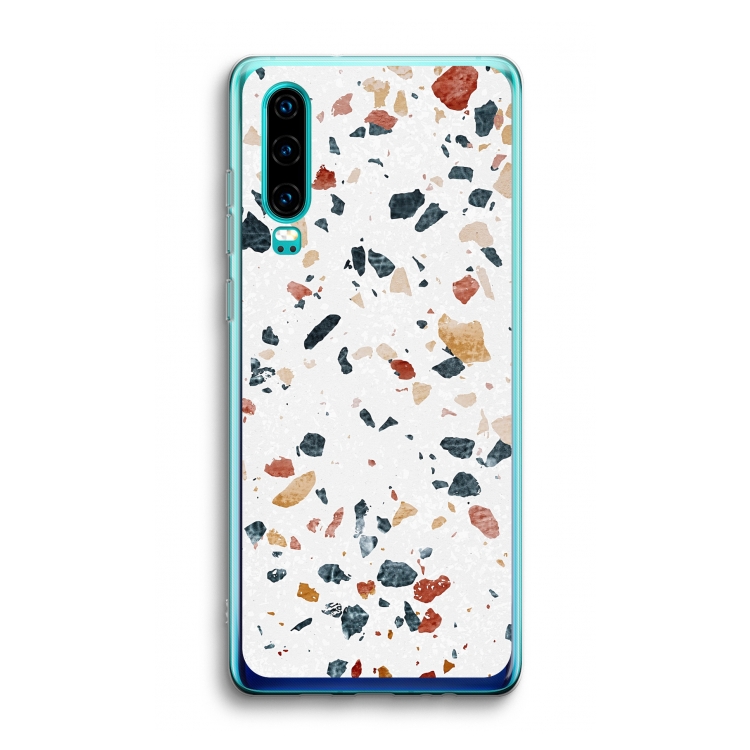 Terrazzo N°4: Huawei P30 Transparant Hoesje