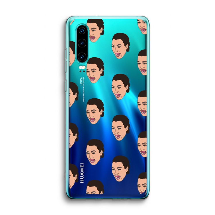 Ugly Cry Call: Huawei P30 Transparant Hoesje