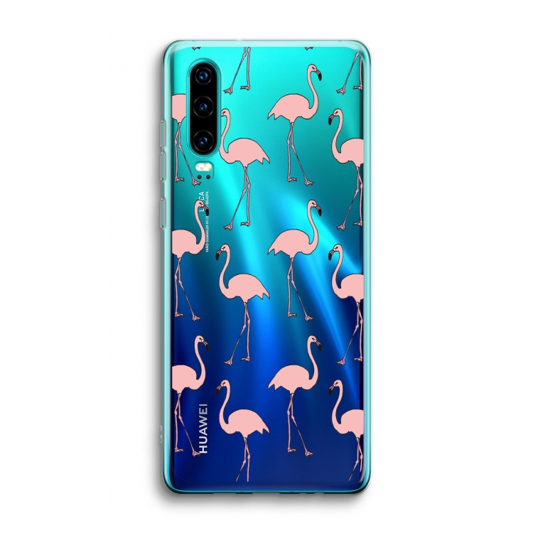 Anything Flamingoes: Huawei P30 Transparant Hoesje