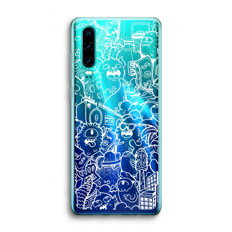 Vexx City #2: Huawei P30 Transparant Hoesje