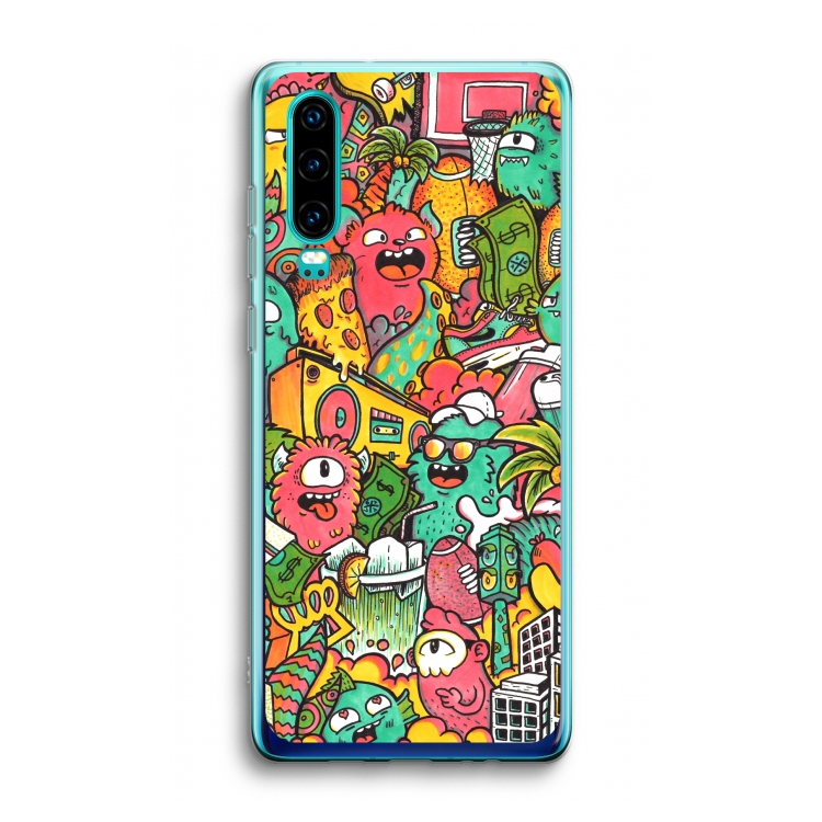 Vexx City: Huawei P30 Transparant Hoesje