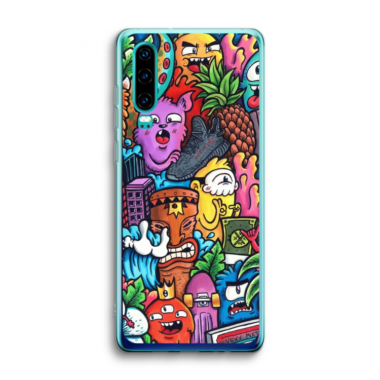 Vexx Mixtape: Huawei P30 Transparant Hoesje