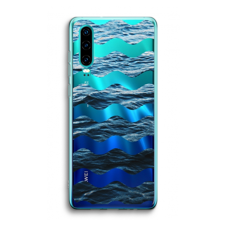 Oceaan: Huawei P30 Transparant Hoesje
