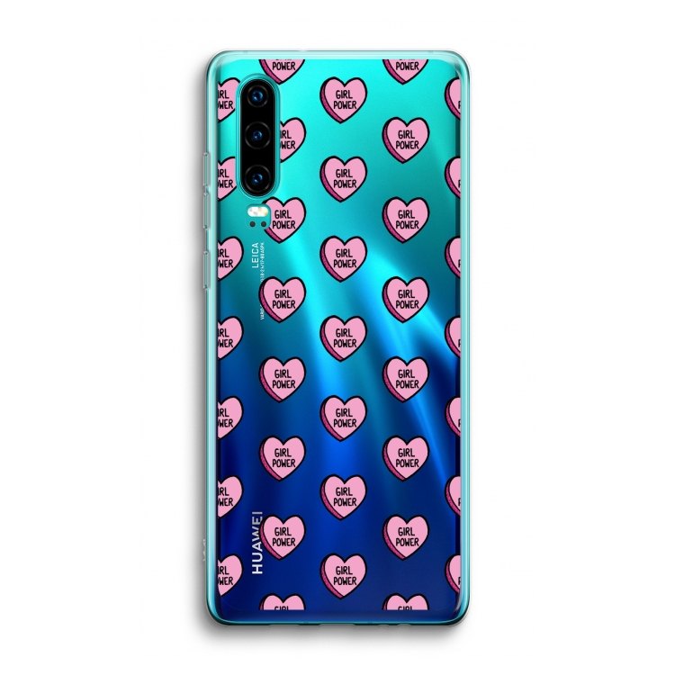 GIRL POWER: Huawei P30 Transparant Hoesje