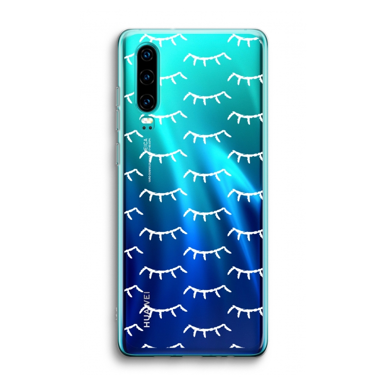Wimpers: Huawei P30 Transparant Hoesje