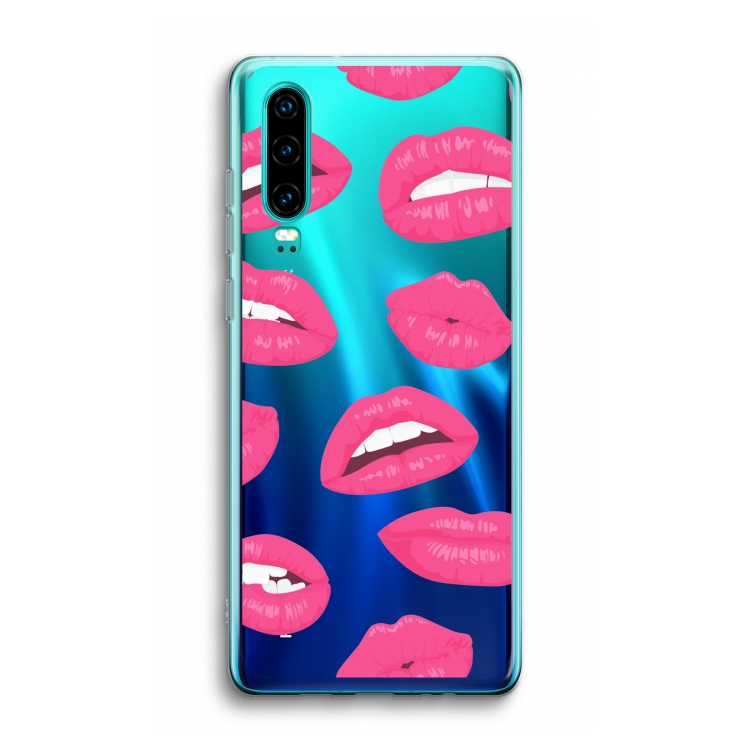 Bite my lip: Huawei P30 Transparant Hoesje