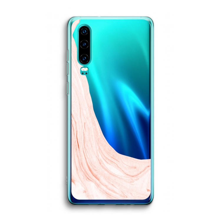 Peach bath: Huawei P30 Transparant Hoesje