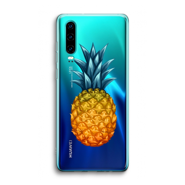 Grote ananas: Huawei P30 Transparant Hoesje