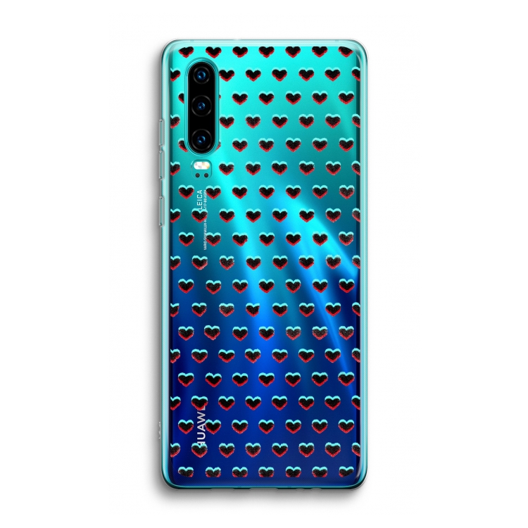 Hartjes: Huawei P30 Transparant Hoesje