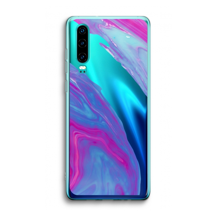 Zweverige regenboog: Huawei P30 Transparant Hoesje