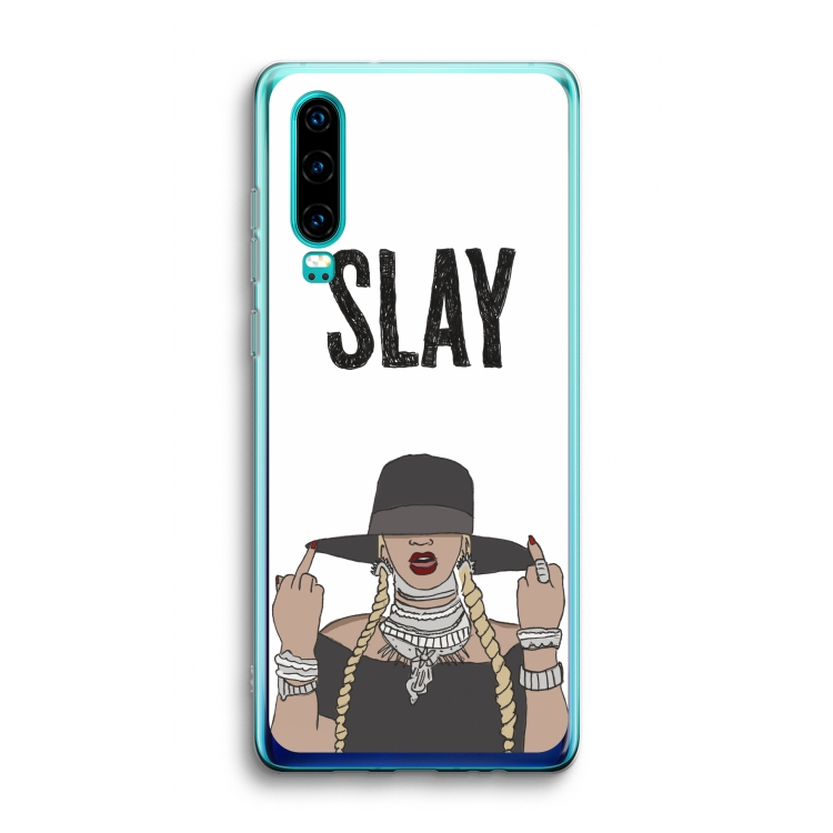 Slay All Day: Huawei P30 Transparant Hoesje
