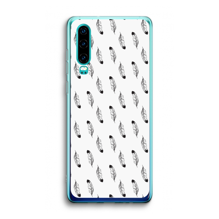 Pluimen: Huawei P30 Transparant Hoesje