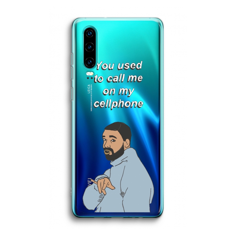 Hotline bling: Huawei P30 Transparant Hoesje
