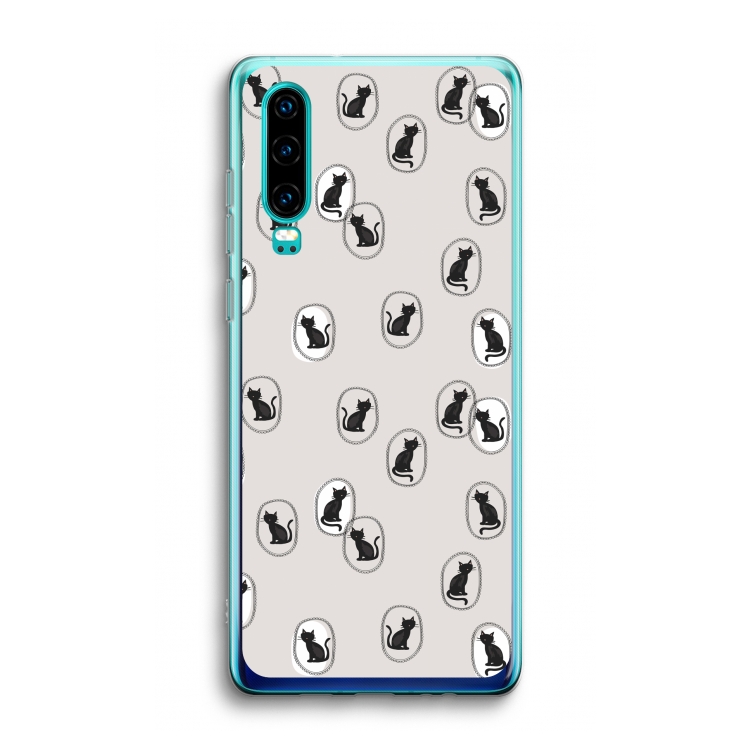 Miauw: Huawei P30 Transparant Hoesje