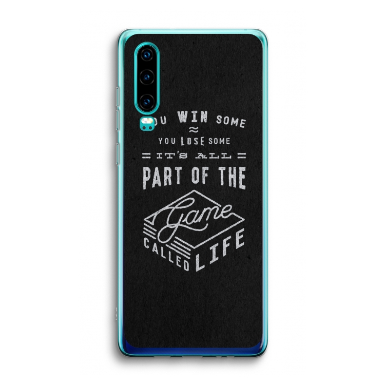 Life: Huawei P30 Transparant Hoesje