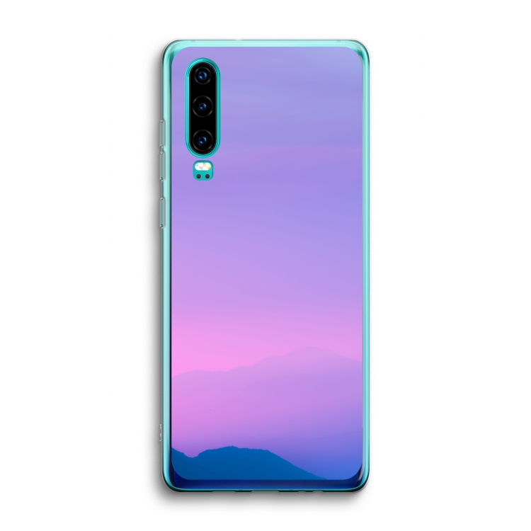 Sunset pastel: Huawei P30 Transparant Hoesje