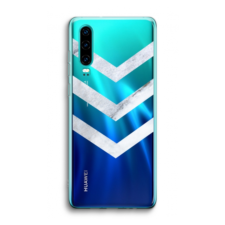 Marmeren pijlen: Huawei P30 Transparant Hoesje