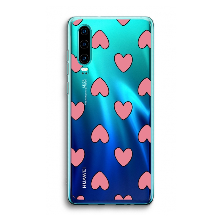 Ondersteboven verliefd: Huawei P30 Transparant Hoesje