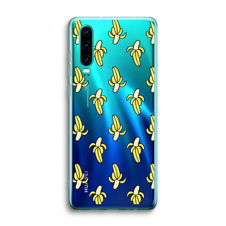 Bananas: Huawei P30 Transparant Hoesje