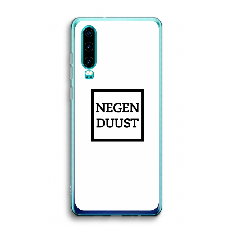 Negenduust vierkant: Huawei P30 Transparant Hoesje