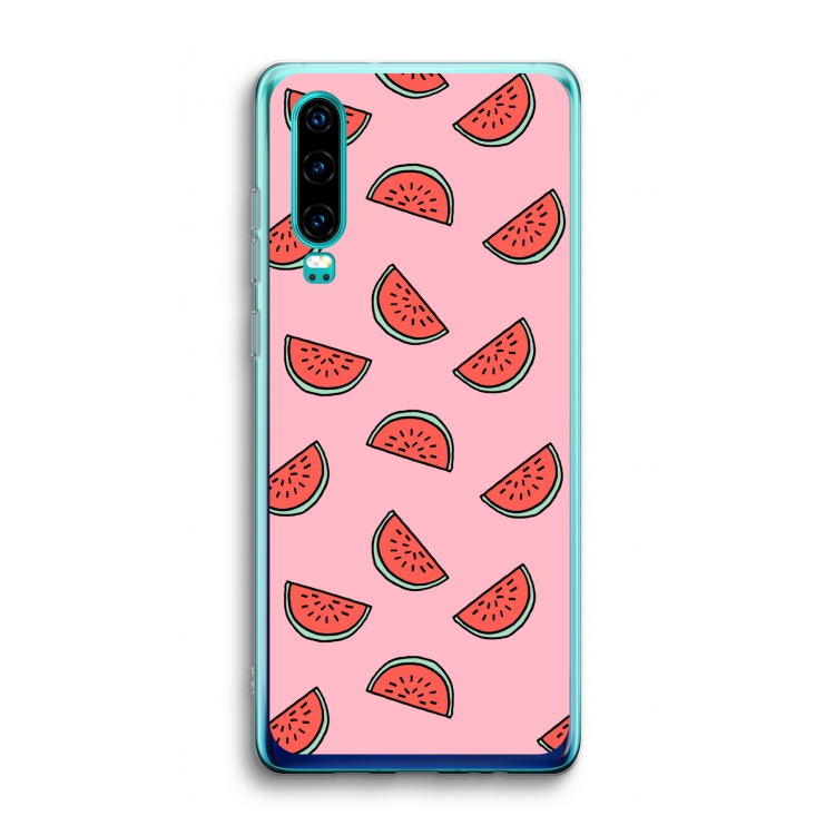 Watermeloen: Huawei P30 Transparant Hoesje