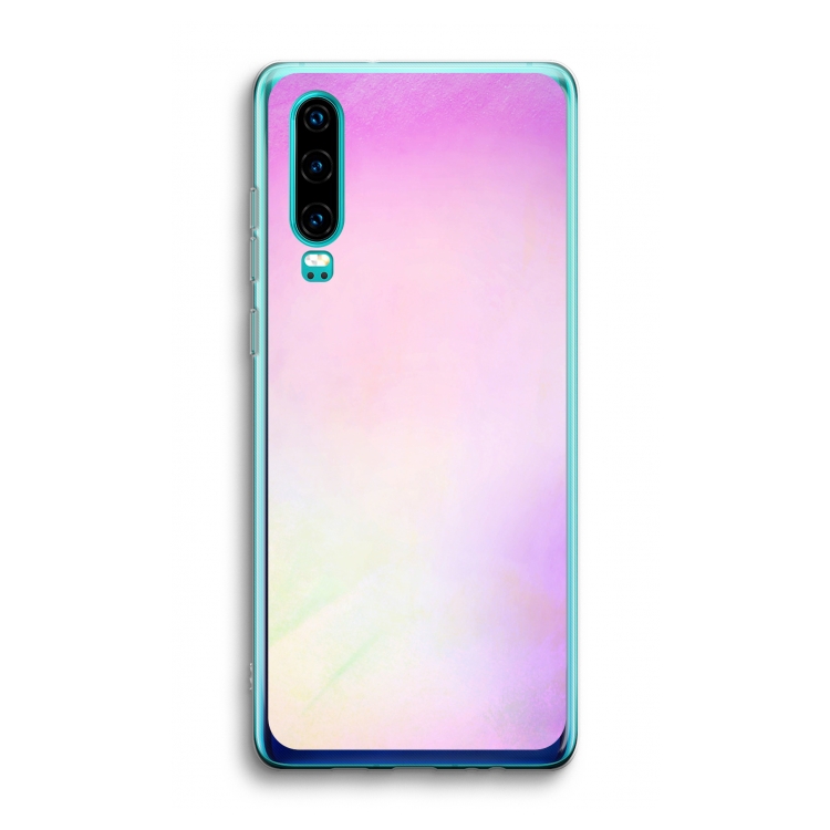 Flow mist pastel: Huawei P30 Transparant Hoesje