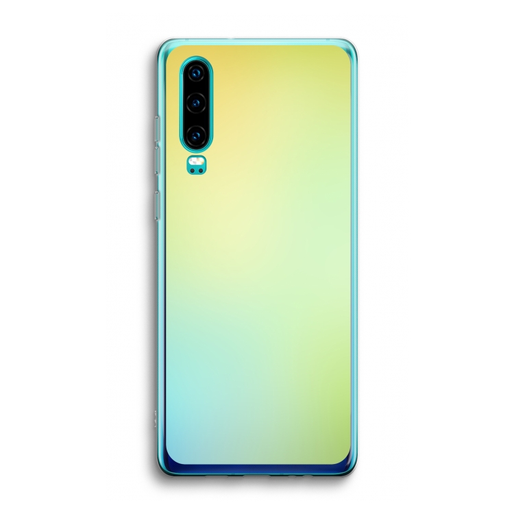 Minty mist pastel: Huawei P30 Transparant Hoesje