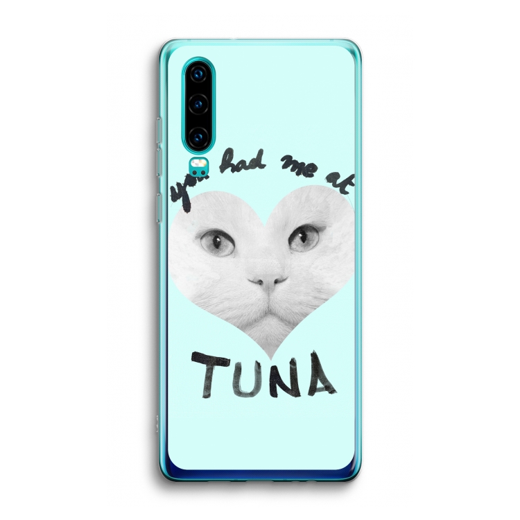 You had me at tuna: Huawei P30 Transparant Hoesje