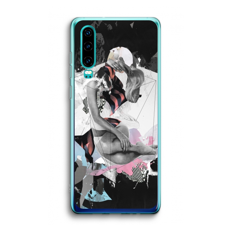 Camouflage de sommeil: Huawei P30 Transparant Hoesje