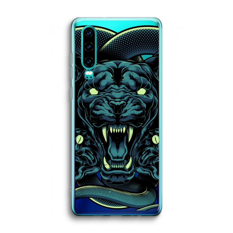 Cougar and Vipers: Huawei P30 Transparant Hoesje