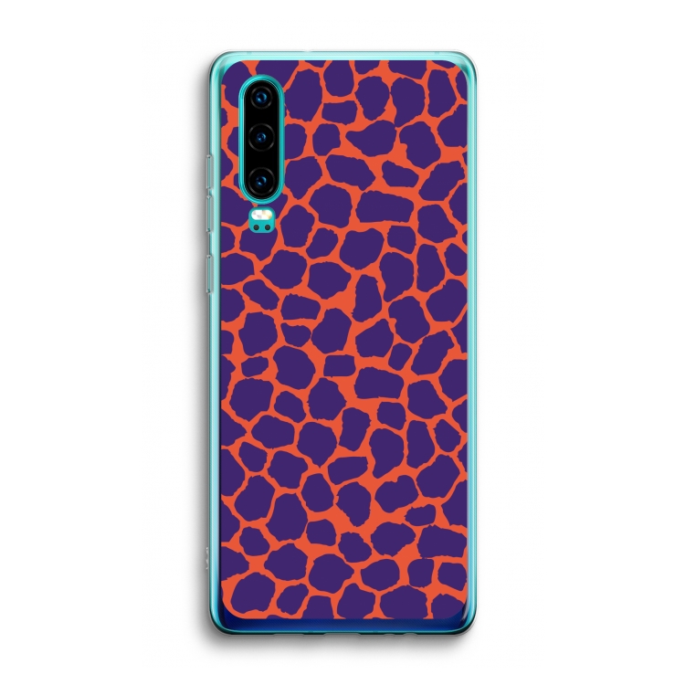 Purple Giraffe: Huawei P30 Transparant Hoesje