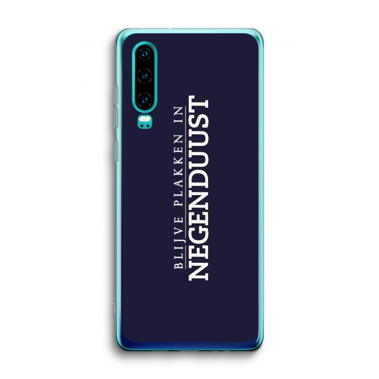 Blijve plakken in Negenduust: Huawei P30 Transparant Hoesje