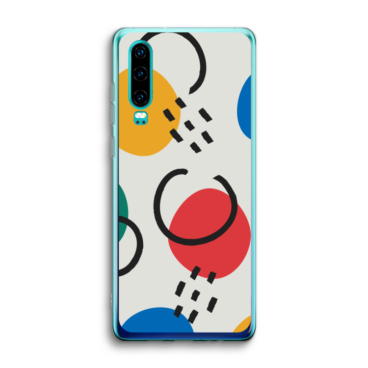 Illustratieve pop 3: Huawei P30 Transparant Hoesje