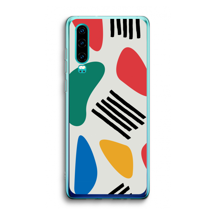 Illustratieve pop 1: Huawei P30 Transparant Hoesje