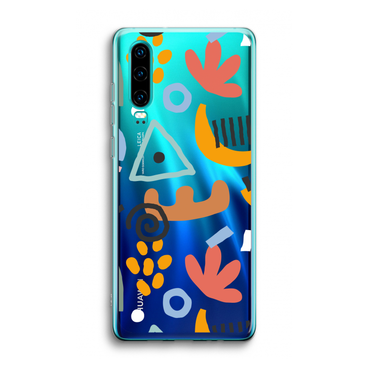 Abstract: Huawei P30 Transparant Hoesje