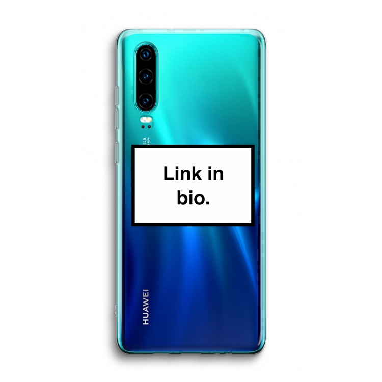 Link in bio: Huawei P30 Transparant Hoesje