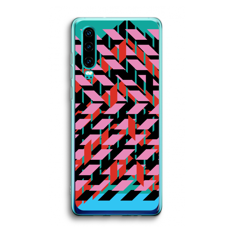 Skew Blush 2: Huawei P30 Transparant Hoesje