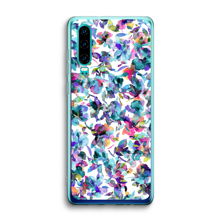 Hibiscus Flowers: Huawei P30 Transparant Hoesje