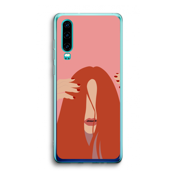 Woke up like this: Huawei P30 Transparant Hoesje