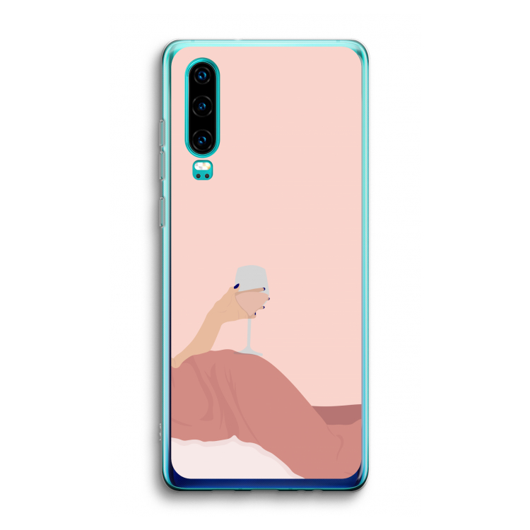 Wine: Huawei P30 Transparant Hoesje