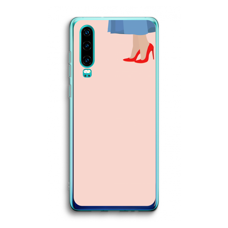 High heels: Huawei P30 Transparant Hoesje