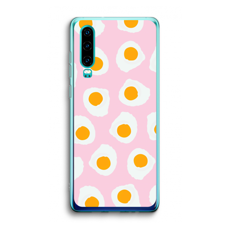 Dancing eggs: Huawei P30 Transparant Hoesje
